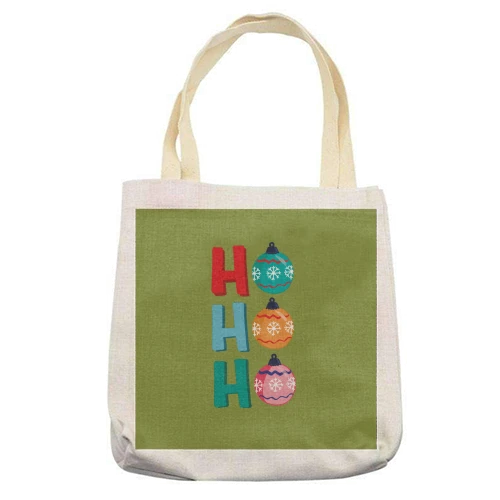 Tote Bags, Ho Ho Ho Merry Christmas By Laura Lonsdale 2 Tote Bags, Ho Ho Ho Merry Christmas By Laura Lonsdale - Image 2