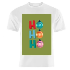 T-shirts, Ho Ho Ho Merry Christmas By Laura Lonsdale