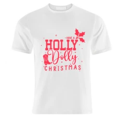 T-shirts, Holly Dolly Christmas By Pink And Pip