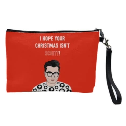 Cosmetic Bag, I Hope Your Christmas Isn't Schitt By Adam Regester