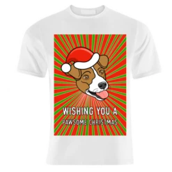 T-shirts, Jack Russell Pawsome Christmas Wishes By Adam Regester