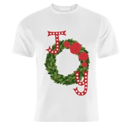 T-shirts, Joy - Christmas Wreath By The Pattern Parade
