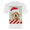 T-shirts, Labrador Puppy Christmas Snow Print By The Girl Next Draw