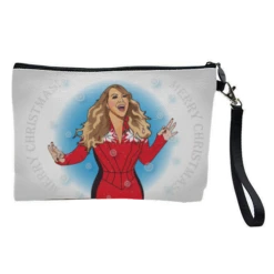 Cosmetic Bag, Mariah Carey Christmas Collection By Catherine Critchley.