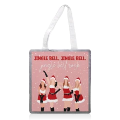 Tote Bags, Mean Girls Jingle Bell Rock Christmas Print By The Girl Next Draw