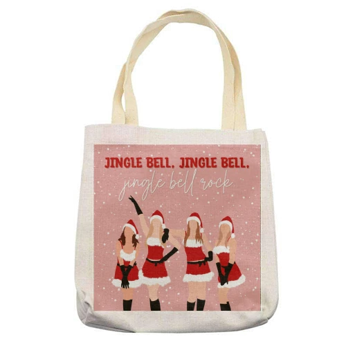 Tote Bags, Mean Girls Jingle Bell Rock Christmas Print By The Girl Next Draw 2 Tote Bags, Mean Girls Jingle Bell Rock Christmas Print By The Girl Next Draw - Image 2