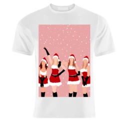 T-shirts, Mean Girls Jingle Bell Rock Christmas Print By The Girl Next Draw
