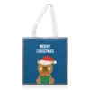 Tote Bags, Merry Christmas Bear By Adam Regester