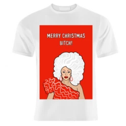 T-shirts, Merry Christmas Bitch By Adam Regester