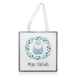 Tote Bags, Merry Christmas Cute Animal By Haris Kavalla