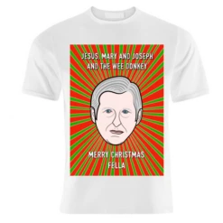 T-shirts, Merry Christmas Fella By Adam Regester