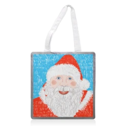 Tote Bags, Merry Christmas From Santa By Adam Regester