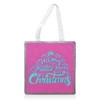 Tote Bags, Merry Christmas Hand Lettering By House Of Nida