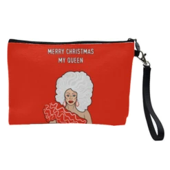 Cosmetic Bag, Merry Christmas My Queen By Adam Regester