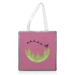 Tote Bags, Merry Christmas (pink) By Cheryl Boland
