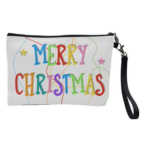Cosmetic Bag, Merry Christmas By Adam Regester 1 Cosmetic Bag, Merry Christmas By Adam Regester