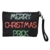 Cosmetic Bag, Merry Christmas Prick Neon Lights By The Girl Next Draw