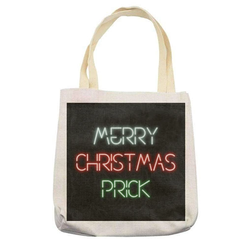 Tote Bags, Merry Christmas Prick Neon Lights By The Girl Next Draw 2 Tote Bags, Merry Christmas Prick Neon Lights By The Girl Next Draw - Image 2