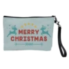 Cosmetic Bag, Merry Christmas Reindeers By Cheryl Boland