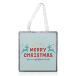 Tote Bags, Merry Christmas Reindeers By Cheryl Boland
