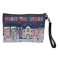 Cosmetic Bag, Merry Christmas Santa By Luxe And Loco