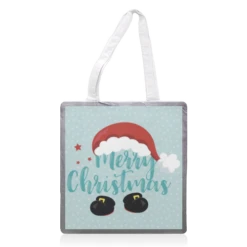 Tote Bags, Merry Christmas Santa By Cheryl Boland