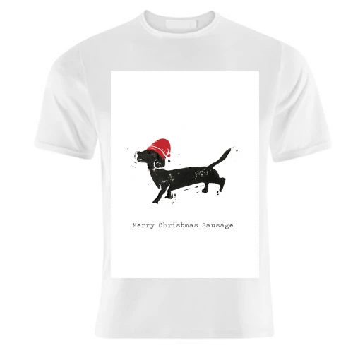 T-shirts, Merry Christmas Sausage By The 13 Prints 1 T-shirts, Merry Christmas Sausage By The 13 Prints