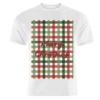 T-shirts, Merry Christmas Tartan By The Girl Next Draw