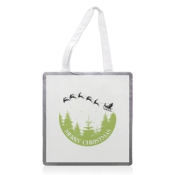 Tote Bags, Merry Christmas (white) By Cheryl Boland