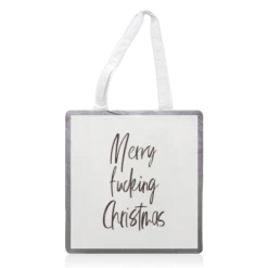Tote Bags, Merry Fucking Christmas By Cheryl Boland