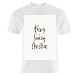 T-shirts, Merry Fucking Christmas By Cheryl Boland