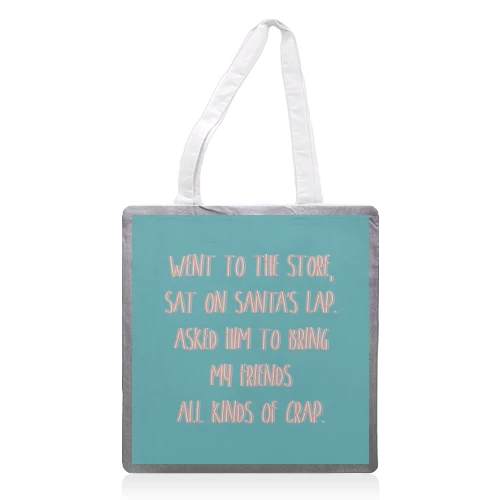 Tote Bags, Phoebe Buffay - The Christmas Song By Cheryl Boland 1 Tote Bags, Phoebe Buffay - The Christmas Song By Cheryl Boland