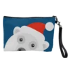 Cosmetic Bag, Polar Bear Merry Christmas By Adam Regester