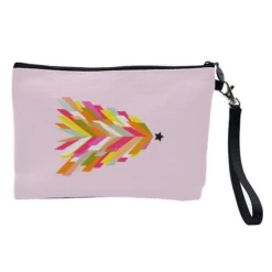 Cosmetic Bag, Rainbow Christmas Tree #festive By Dominique Vari