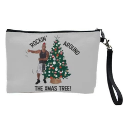 Cosmetic Bag, The Rock - Rockin' Around The Christmas Tree Collection By Catherine Critchley.