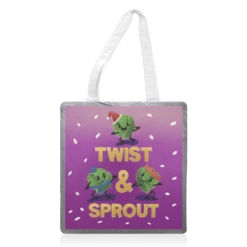 Tote Bags, Twist And Sprout Christmas Fun By Running With Scissors