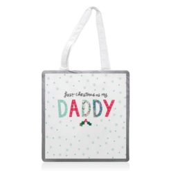 Tote Bags, Very First Christmas As My Daddy By The Boy And The Bear