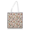 Tote Bags, Warm Toned Christmas Pattern By The Girl Next Draw