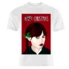T-shirts, Wednesday Addams Themed Artwork - Christmas Exclusive - Fan Art - Addams Family By Lisa Wardle
