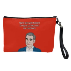 Cosmetic Bag, You're Getting Schitt For Christmas By Adam Regester