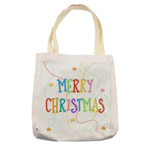 Christmas Store -Christmas Store merry christmas printed tote bag by adam regester totebaglinen 62f108d378eaa3.46366294