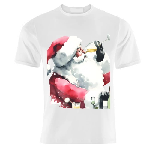 Christmas Store -Christmas Store politely drinking through christmas unique t shirt by ara liliput tshirt 653946d6a0ff91.02406042